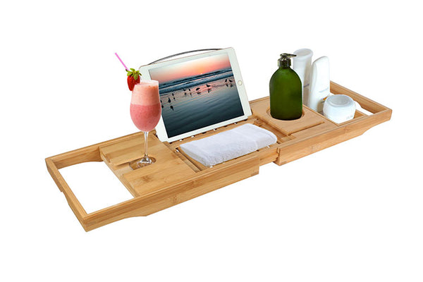 Bamboo Bathtub Caddy