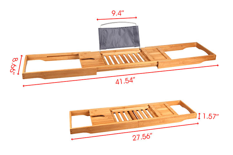 Bamboo Bathtub Caddy