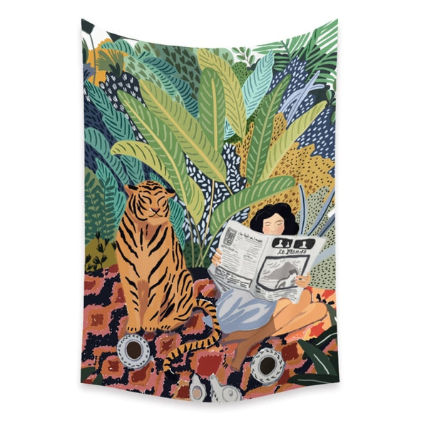 Jungle Theme Tapestry