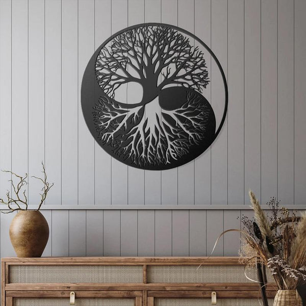 Tree Yin Yang Wall Decor