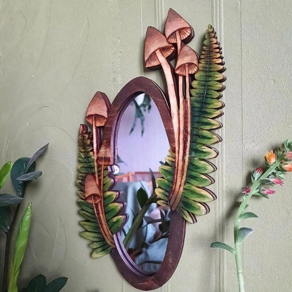 Decorative Mushroom Mirror