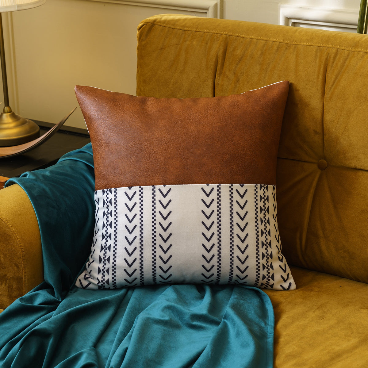 Boho Pillow Case with Tassel