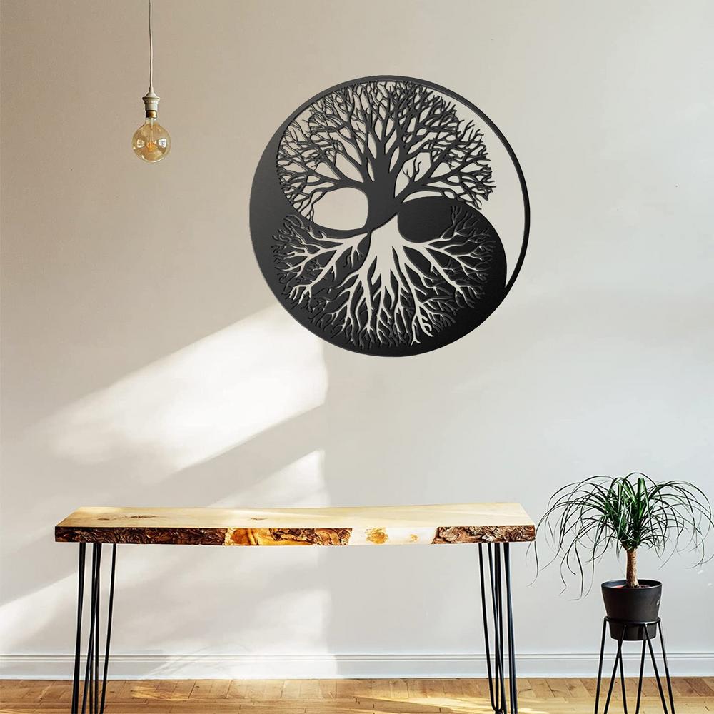 Tree Yin Yang Wall Decor