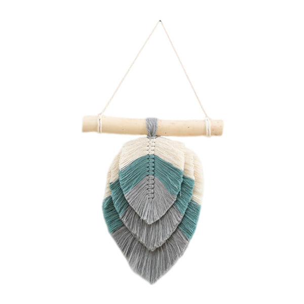 Bohemian Woven Leaf Tapestry