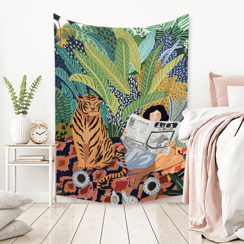 Jungle Theme Tapestry