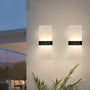 2PCS Waterproof Wall Lamp